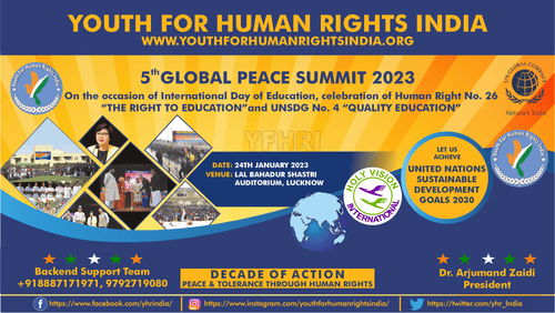 Global Peace Summit poster